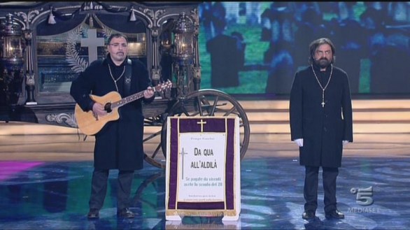 Fratelli Lo Tumolo, cantanti delle pompe funebri a Italia s Got Talent 2013