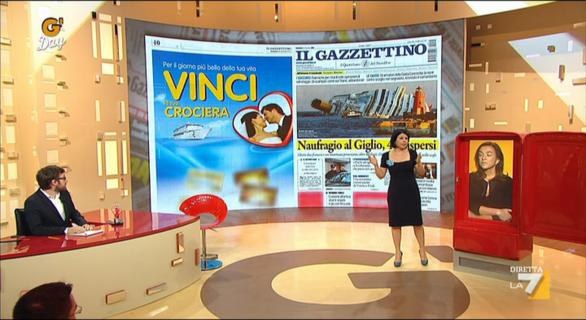 G Day e la tv sul naufragio della Costa Concordia