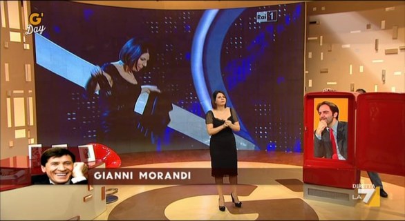 G\' Day, Gianni Morandi in collegamento sulle contestazioni a Celentano