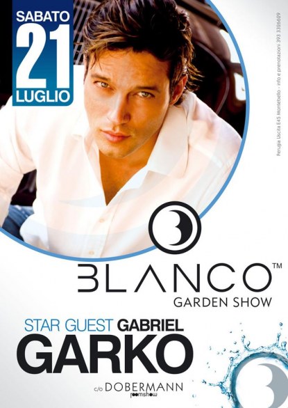 Gabriel Garko, l\\'attore di fiction più richiesto in discoteca