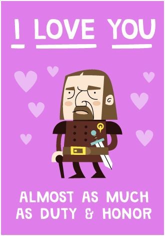 Game of Thrones, gli auguri di San Valentino