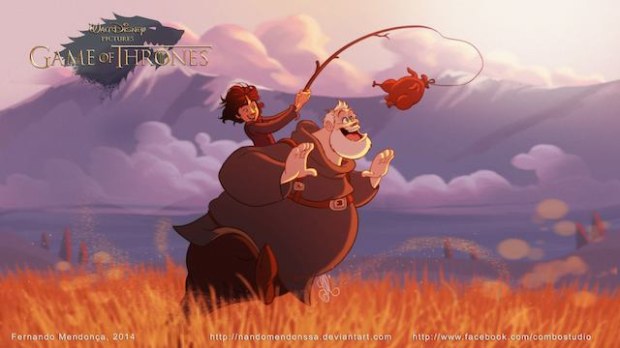 Game of Thrones, i personaggi versione Disney