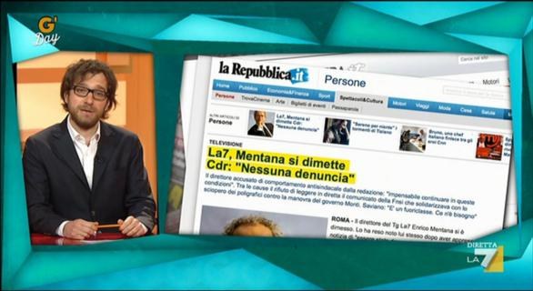 G\'Day sulle dimissioni di Enrico Mentana dal Tg La 7