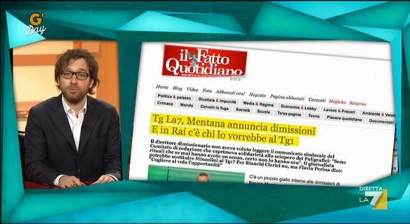 G\'Day sulle dimissioni di Enrico Mentana dal Tg La 7