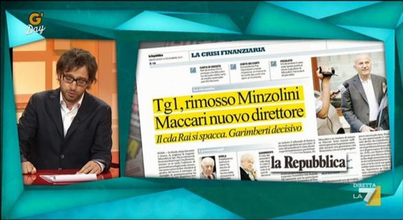 G\'Day sulle dimissioni di Enrico Mentana dal Tg La 7