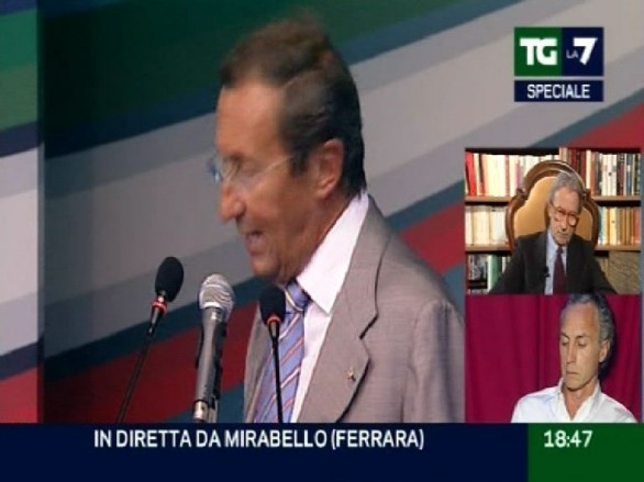 Fini a Mirabello: la diretta del Tg La 7