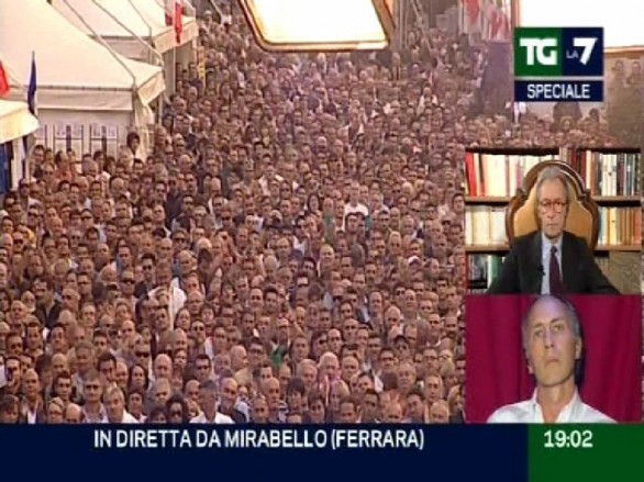 Fini a Mirabello: la diretta del Tg La 7