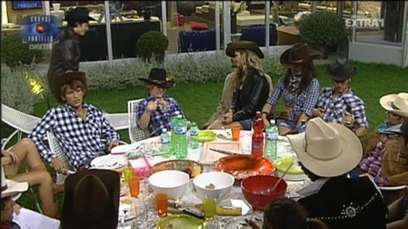 Grande Fratello 11 - Festa cowboy e cowgirl