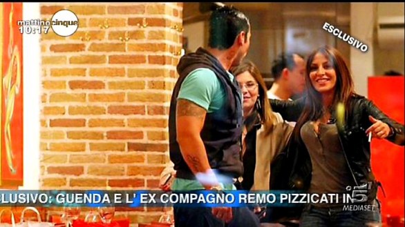 Guendalina Tavassi a cena con Remo Nicolini - Le immagini a Mattino Cinque