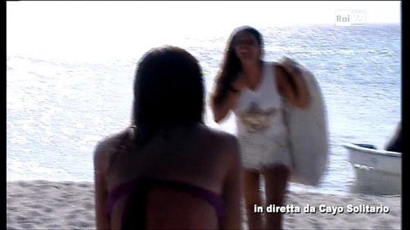 Guendalina Tavassi eliminata - L'Isola dei Famosi 2012