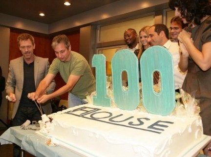 I festeggiamenti per la puntata n. 100 di House