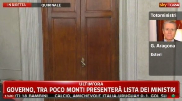 I Tg aspettano Mario Monti e la sua lista