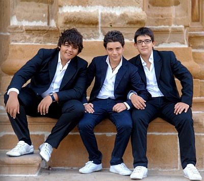 Il Tryo - I tenorini Gianluca Ginoble, Ignazio Boschetto e Piero Baron