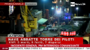 Incidente navale a Genova: le immagini in tv