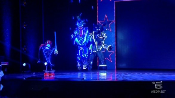 Iron Man ed i robotik experience ad Italia s got talent