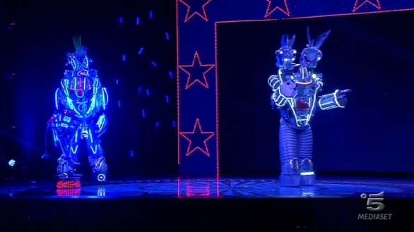 Iron Man ed i robotik experience ad Italia s got talent