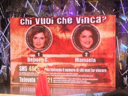 La serata finale dell'Isola 5