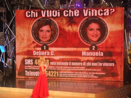 La serata finale dell'Isola 5