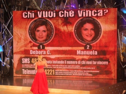 La serata finale dell'Isola 5