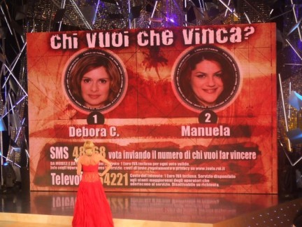 La serata finale dell'Isola 5