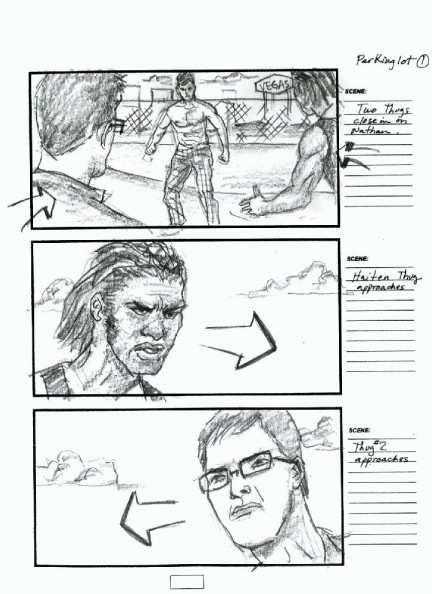 Noah Bennet - storyboard