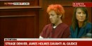 James Holmes, killer della strage di Denver, dal giudice