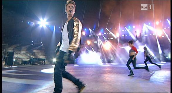 Justin Bieber all\'Arena di Verona 2012, su Raiuno