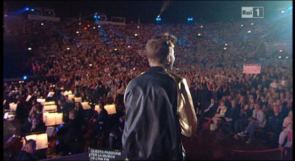 Justin Bieber all\'Arena di Verona 2012, su Raiuno