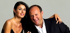 Elisa Triani e Gerry Scotti in La Corrida