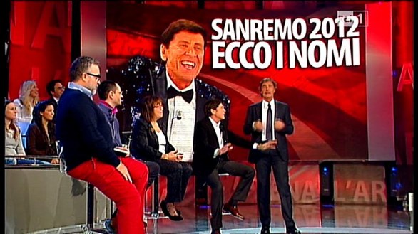 L\'annuncio dei Big del Festival di Sanremo 2012 a L\'Arena