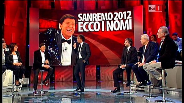 L\'annuncio dei Big del Festival di Sanremo 2012 a L\'Arena