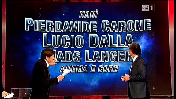 L\'annuncio dei Big del Festival di Sanremo 2012 a L\'Arena