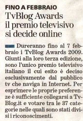 TvBlog Awards su La Stampa