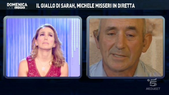 Le facce di Barbara D\\'Urso con Michele Misseri