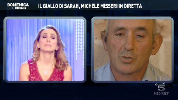 Le facce di Barbara D\\'Urso con Michele Misseri