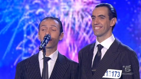 Los hermanos Macanà, ballerini di tango ad Italia s got talent 2013