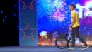 Luca Contoli biker freestyle a Italia's got talent