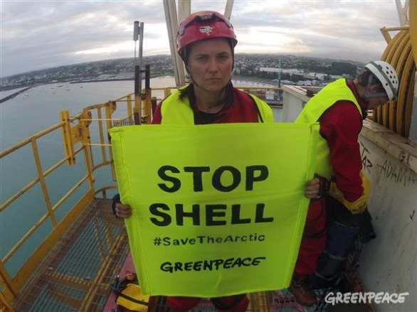 Lucy Lawless attivista di Greenpeace