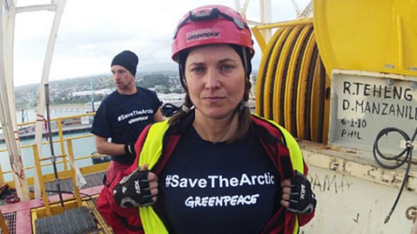 Lucy Lawless attivista di Greenpeace