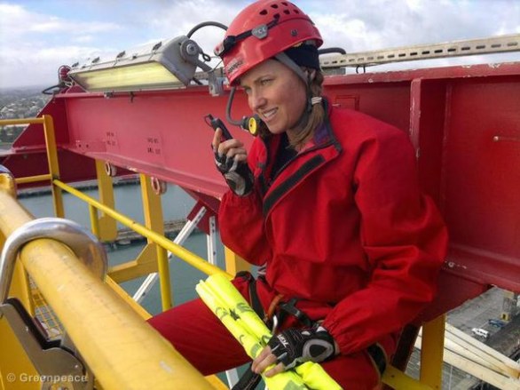 Lucy Lawless attivista di Greenpeace