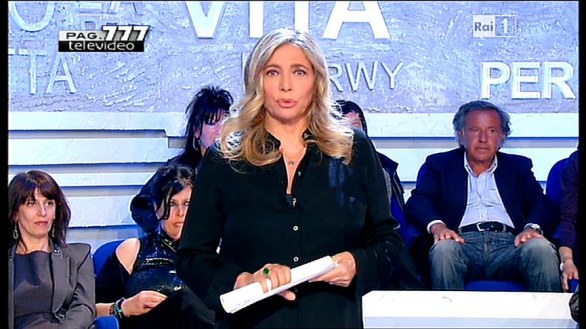 Mara Venier piange per Lamberto Sposini a La Vita in Diretta