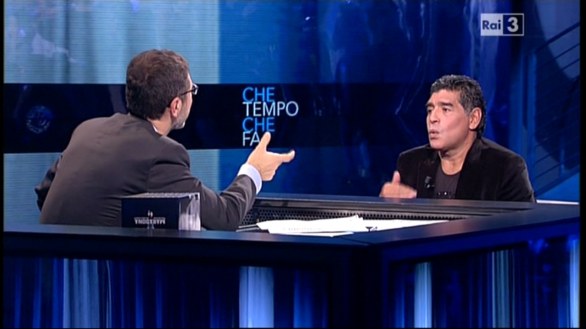 Maradona a Che Tempo che Fa, 20 ottobre 2013