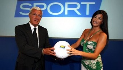 Marcello Lippi e Ilaria D'Amico