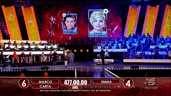 Marco Carta terzo ad Amici 2012 Big