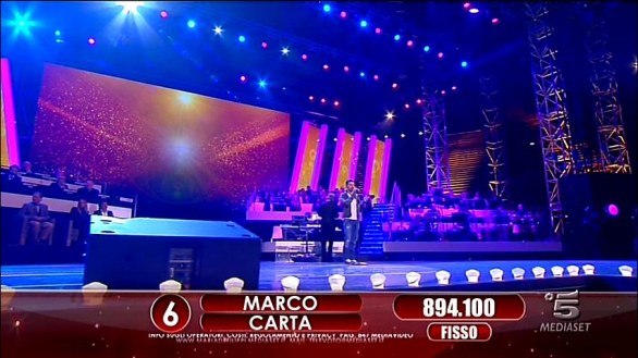 Marco Carta terzo ad Amici 2012 Big