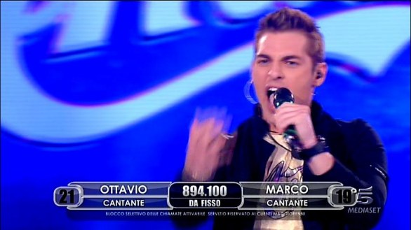 Marco Castelluzzo eliminato da Amici