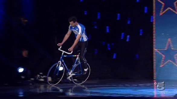 Marco Giorgio, ciclista acrobatico ad Italia s got talent 2013