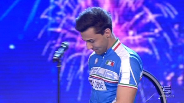 Marco Giorgio, ciclista acrobatico ad Italia s got talent 2013