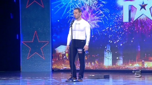 Marco Lorusso, atleta ad Italia s got talent