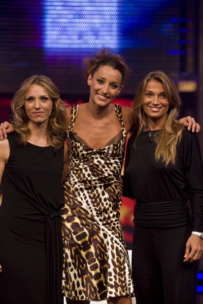 Margherita Granbassi, Valentina Vezzali, Elisa De Francisca al Chiambretti Night